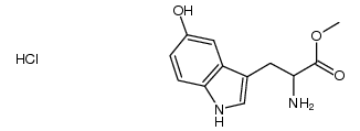 5-hydroxy-DL-tryptophan methyl ester hydrochloride Structure