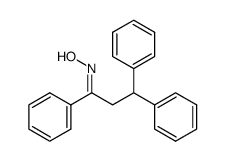 1,3,3-triphenyl-propan-1-one oxime结构式