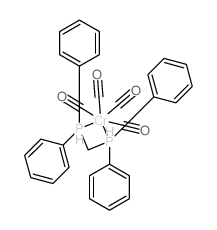 carbon monoxide,chromium,diphenylphosphaniumylmethyl(diphenyl)phosphanium Structure