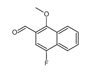 4-fluoro-1-methoxy-naphthalene-2-carbaldehyde Structure