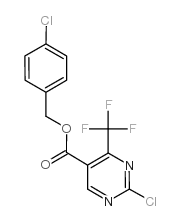 4-chlorobenzyl 2-chloro-4-(trifluoromethyl)pyrimidine-5-carboxylate picture
