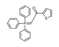 1-thiophen-2-yl-2-(triphenyl-λ5-phosphanylidene)ethanone结构式