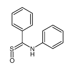 N-[phenyl(sulfinyl)methyl]aniline结构式