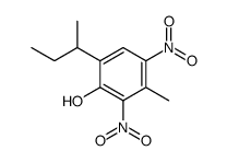 2,4-Dinitro-3-methyl-6-sec-butylphenol Structure