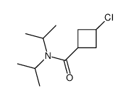 3-chloro-N,N-di(propan-2-yl)cyclobutane-1-carboxamide Structure
