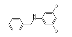 N-(3,5-dimethoxyphenyl)benzenemethanamine Structure