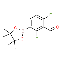 2,4-Difluoro-3-formylphenylboronic acid pinacol ester Structure