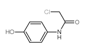 2-氯-N-(4-羟苯基)乙酰胺结构式