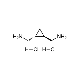 ((1R,2R)-Cyclopropane-1,2-diyl)dimethanamine dihydrochloride Structure