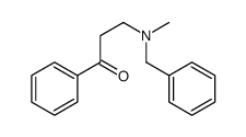 3-(苄基(甲基)氨基)-1-苯基丙-1-酮结构式