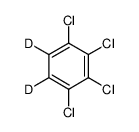 1,2,3,4-tetrachlorobenzene-d2 Structure