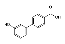 3'-HYDROXY-[1,1'-BIPHENYL]-4-CARBOXYLIC ACID structure