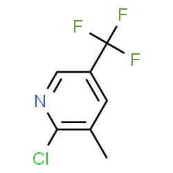 2-Chloro-3-methyl-5-(trifluoromethyl)pyridine Structure