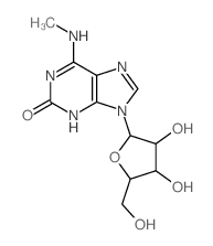 Adenosine,2,3-dihydro-N-methyl-2-oxo-结构式