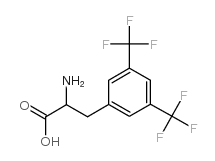 3,5-二(三氟甲基)-DL-苯丙氨酸结构式