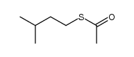 Thioacetic acid S-isopentyl ester Structure