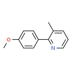 3-methyl-2-(4-methoxyphenyl)pyridine Structure