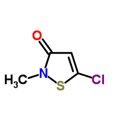 5-Chloro-2-methyl-4-isothiazolin-3-one Structure