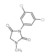 3-(3,5-二氯苯基)-1-甲基咪唑啉-2,4-二酮结构式