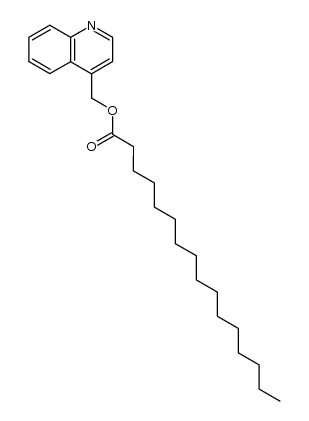 4-quinolylmethyl hexadecanoate结构式