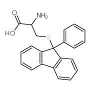 L-Cysteine,S-(9-phenyl-9H-fluoren-9-yl)- Structure