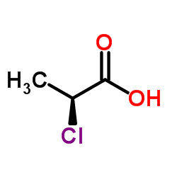 (S)-(-)-2-氯丙酸结构式