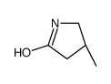 (4S)-4-甲基吡咯烷酮-2-酮结构式