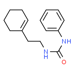 1-[2-(cyclohex-1-en-1-yl)ethyl]-3-phenylurea结构式