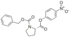N-CBZ-L-PROLINE P-NITROPHENYL ESTER Structure