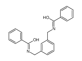 N-[[3-(benzamidomethyl)phenyl]methyl]benzamide结构式