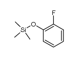 o-fluorophenoxytrimethylsilane结构式