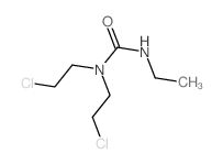 1,1-bis(2-chloroethyl)-3-ethyl-urea结构式