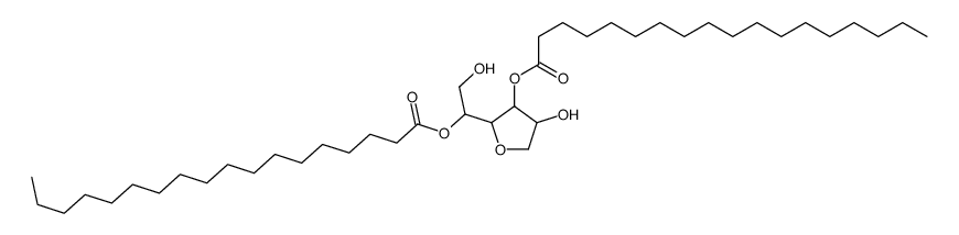 脱水山梨醇二(十八烷酸)酯结构式