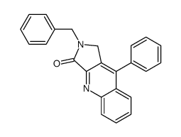 2-benzyl-9-phenyl-1H-pyrrolo[3,4-b]quinolin-3-one结构式