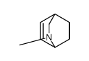 5-methyl-5-azabicyclo[2.2.2]oct-2-ene结构式