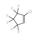 1-chloro-3,3,4,4,5,5-hexafluorocyclopentene Structure