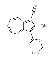 ethyl 3-cyano-2-hydroxy-azulene-1-carboxylate structure