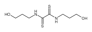N,N'-bis-(3-hydroxy-propyl)-dithiooxalamide结构式