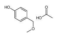 acetic acid,4-(methoxymethyl)phenol Structure
