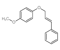 Benzene,1-methoxy-4-[[(2E)-3-phenyl-2-propen-1-yl]oxy]- Structure