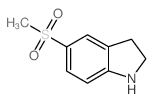 2,3-Dihydro-5-(methylsulfonyl)-(1H)-indole Structure