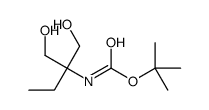 Carbamic acid, [1,1-bis(hydroxymethyl)propyl]-, 1,1-dimethylethyl ester (9CI) Structure