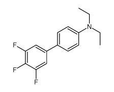 N,N-diethyl-4-(3,4,5-trifluorophenyl)aniline结构式