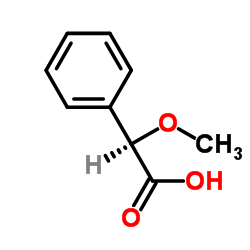 (R)-(-)-alpha-甲氧基苯乙酸结构式