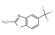 2-甲基-5-三氟甲基苯并噻唑结构式