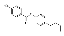 (4-butylphenyl) 4-hydroxybenzoate Structure