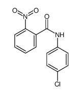 N-(4-氯苯基)-2-硝基苯甲酰胺结构式