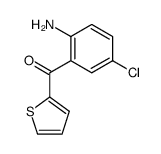 (2-AMINO-5-CHLOROPHENYL)(THIOPHEN-2-YL)METHANONE结构式