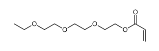 2-[2-(2-ethoxyethoxy)ethoxy]ethyl acrylate structure