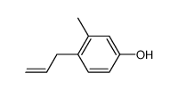 4-Allyl-3-methyl-phenol Structure